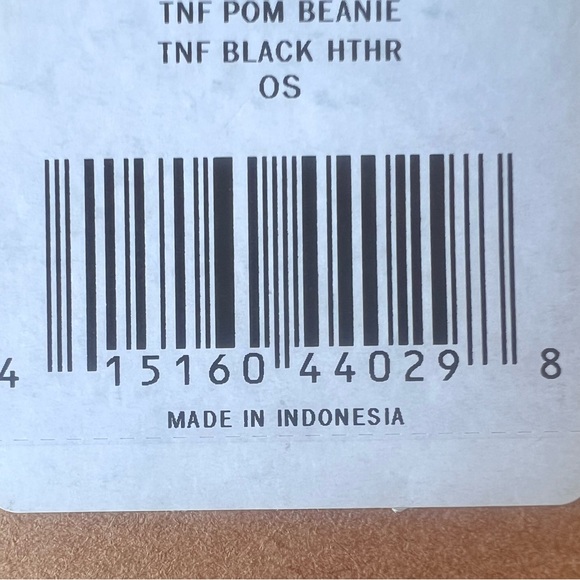 The North Face Retro TNF Pom Beanie Unisex One Size NWT! - Picture 3 of 4